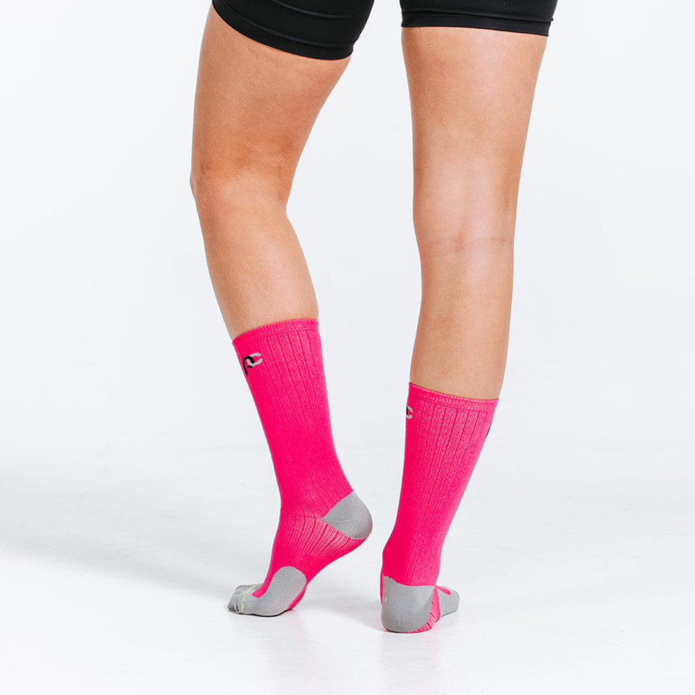 Compression Training, Running and Cycling Socks - Pink PC Racer ...