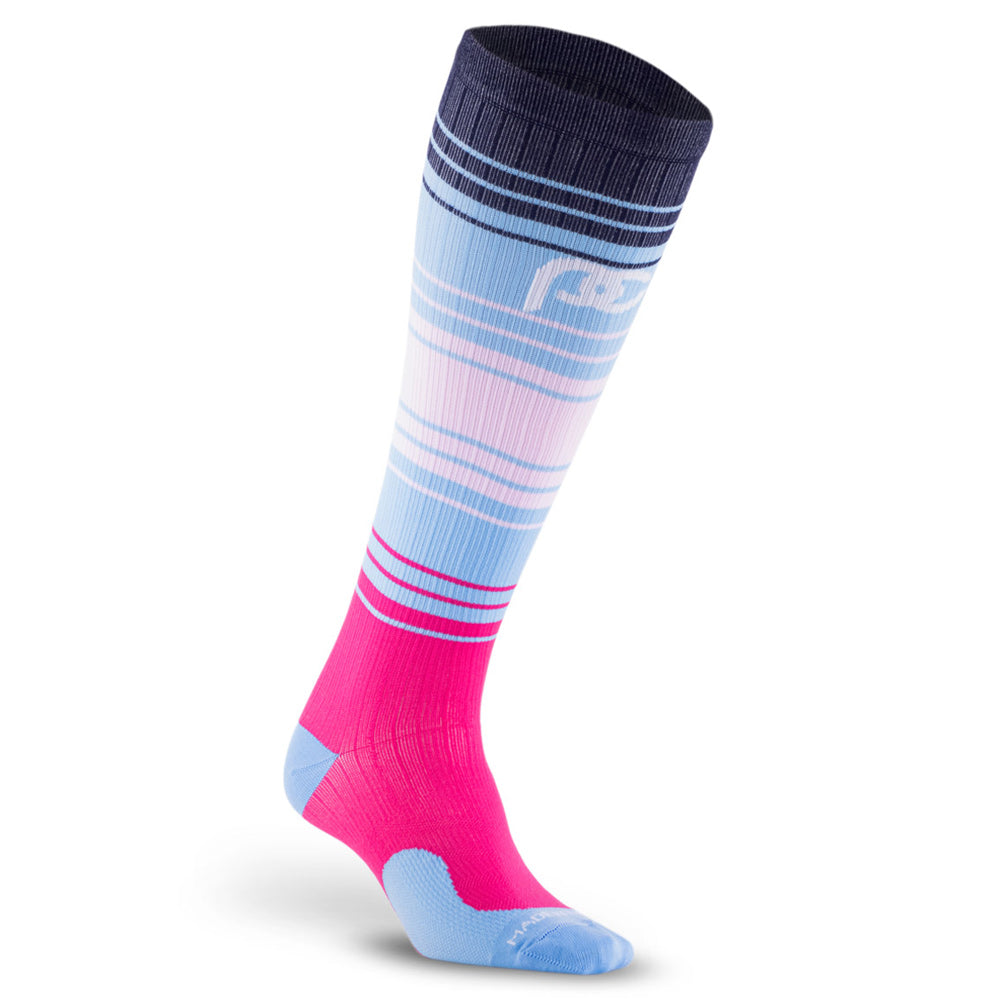 Sunset Striped Marathon Compression Socks – procompression.com