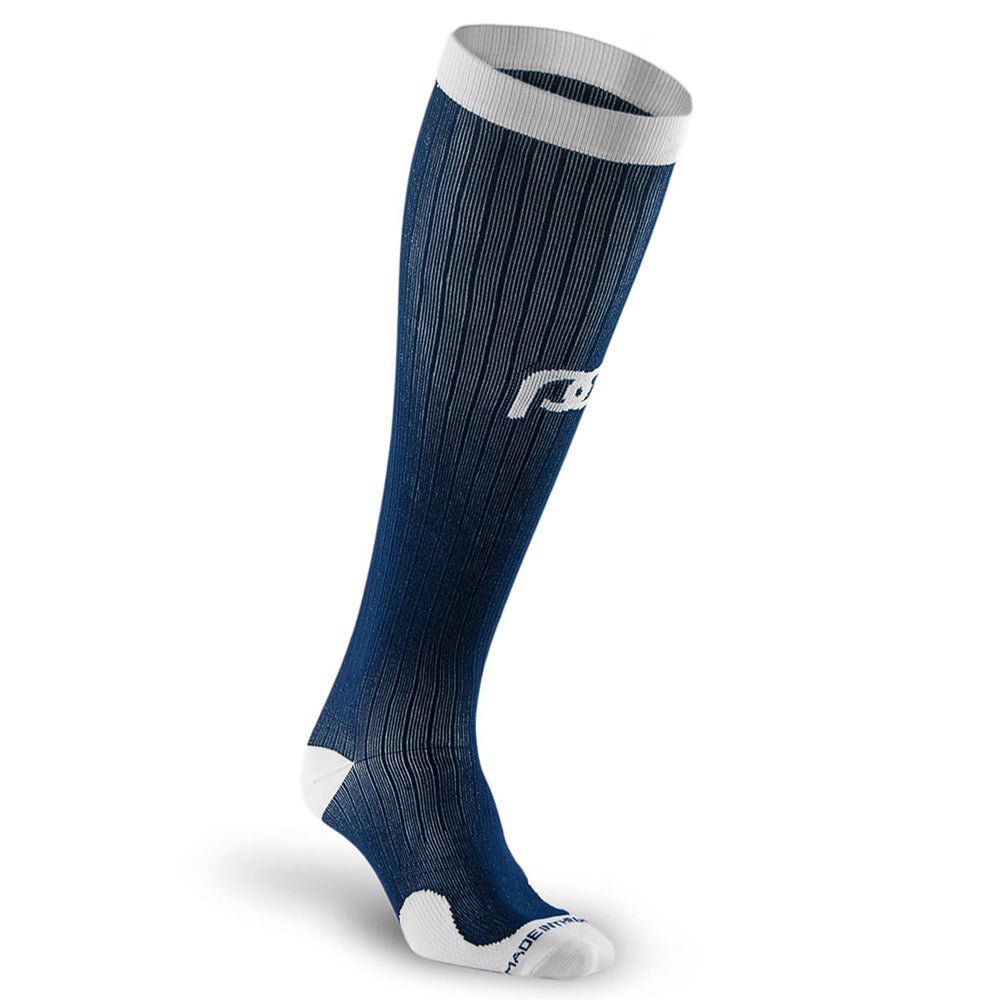 Marathon, Navy over White - PRO Compression