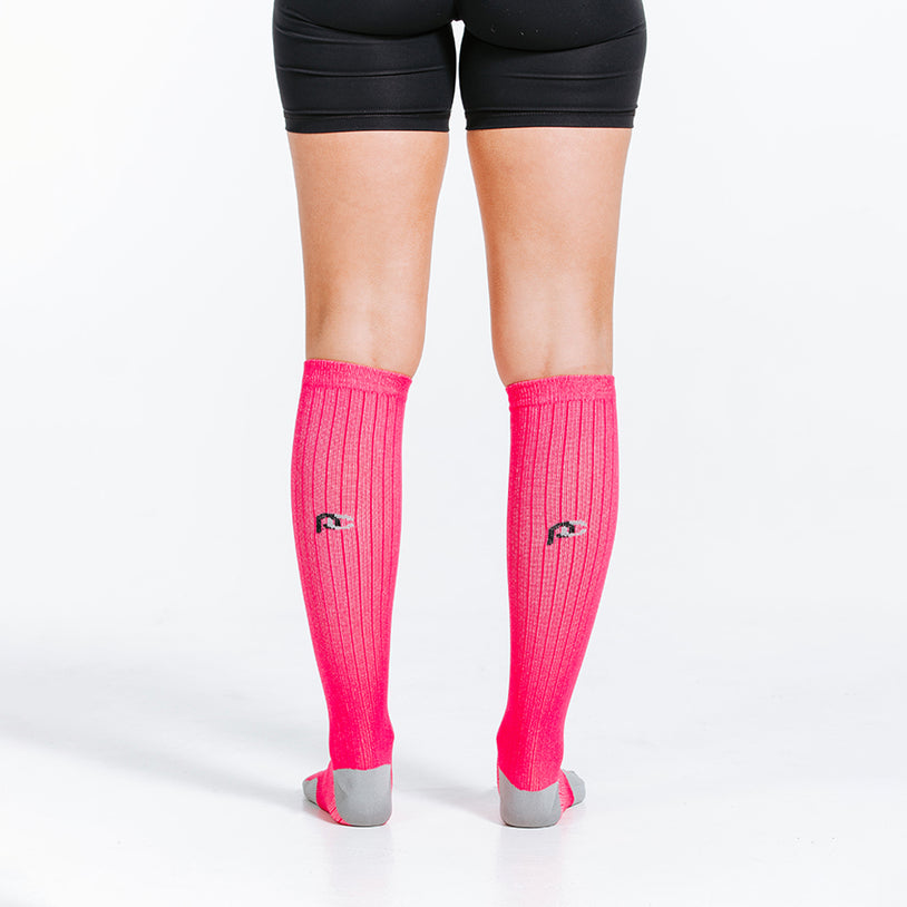 #1 Selling | Compression Marathon Socks - Pink – procompression.com