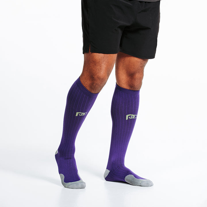 Compression Marathon Socks - Purple | PRO Compression – procompression.com