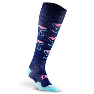 Pro Compression MLB Compression Socks, Atlanta Braves - Classic Stripe, L/XL