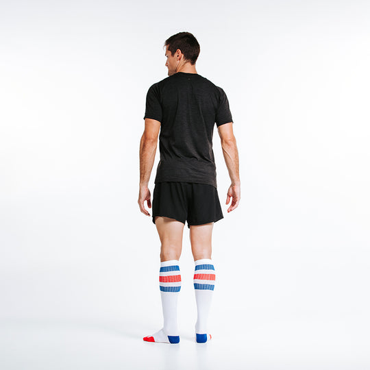 Retro Knee High Socks - Red, White, & Blue – procompression.com