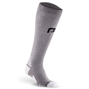 Grey Knee High CompressionSocks in Cozy Compression Material