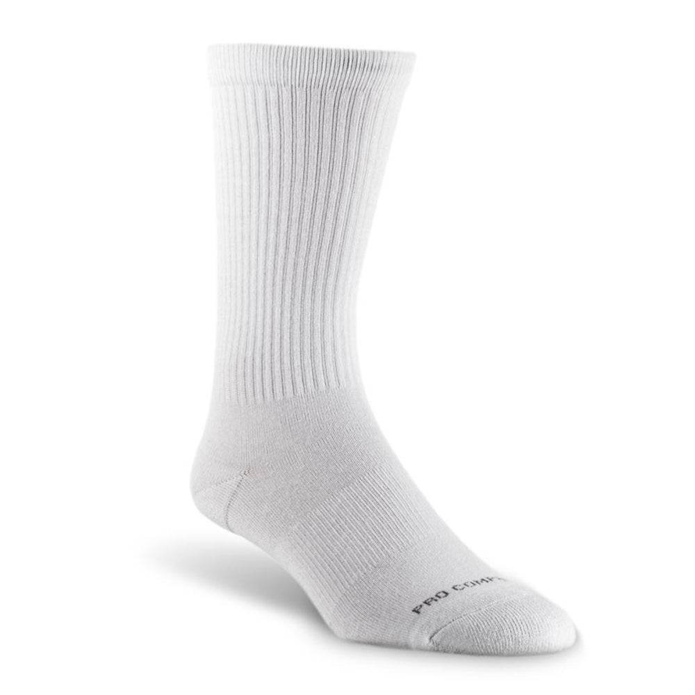 White Crew Length Compression Socks – procompression.com