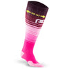 Knee High Wide-Calf Graduated Compression Sock in Rose Skies | PRO Compression