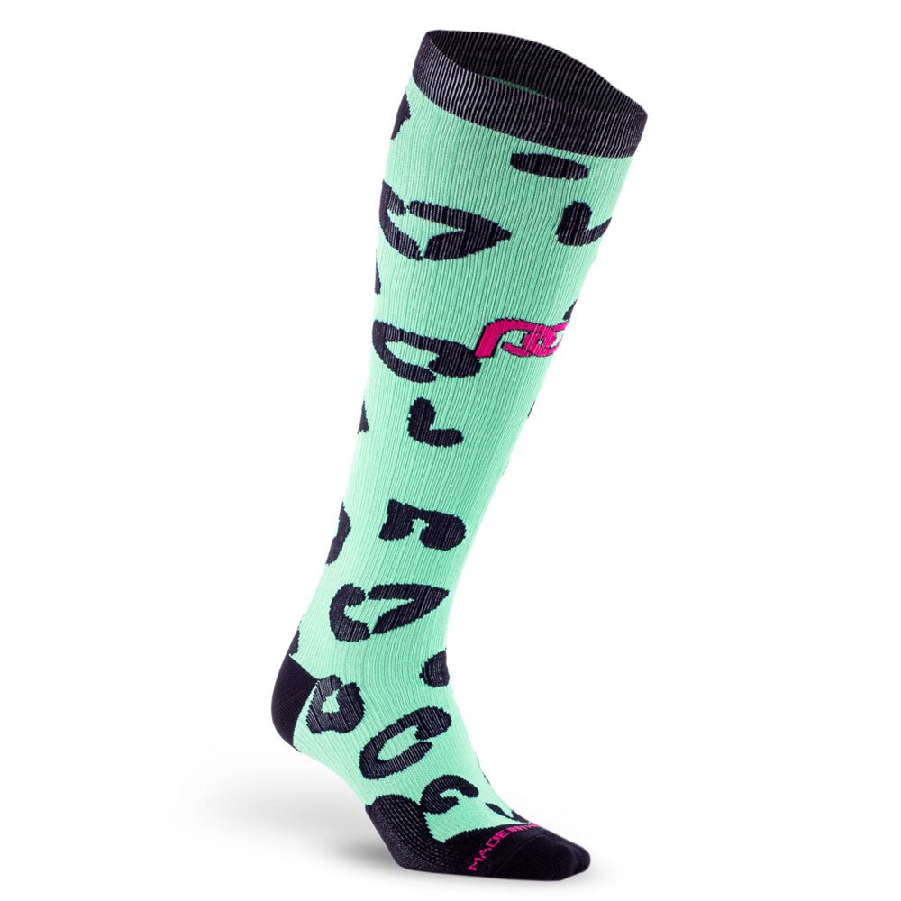 Marathon, Mint Cheetah - PRO Compression