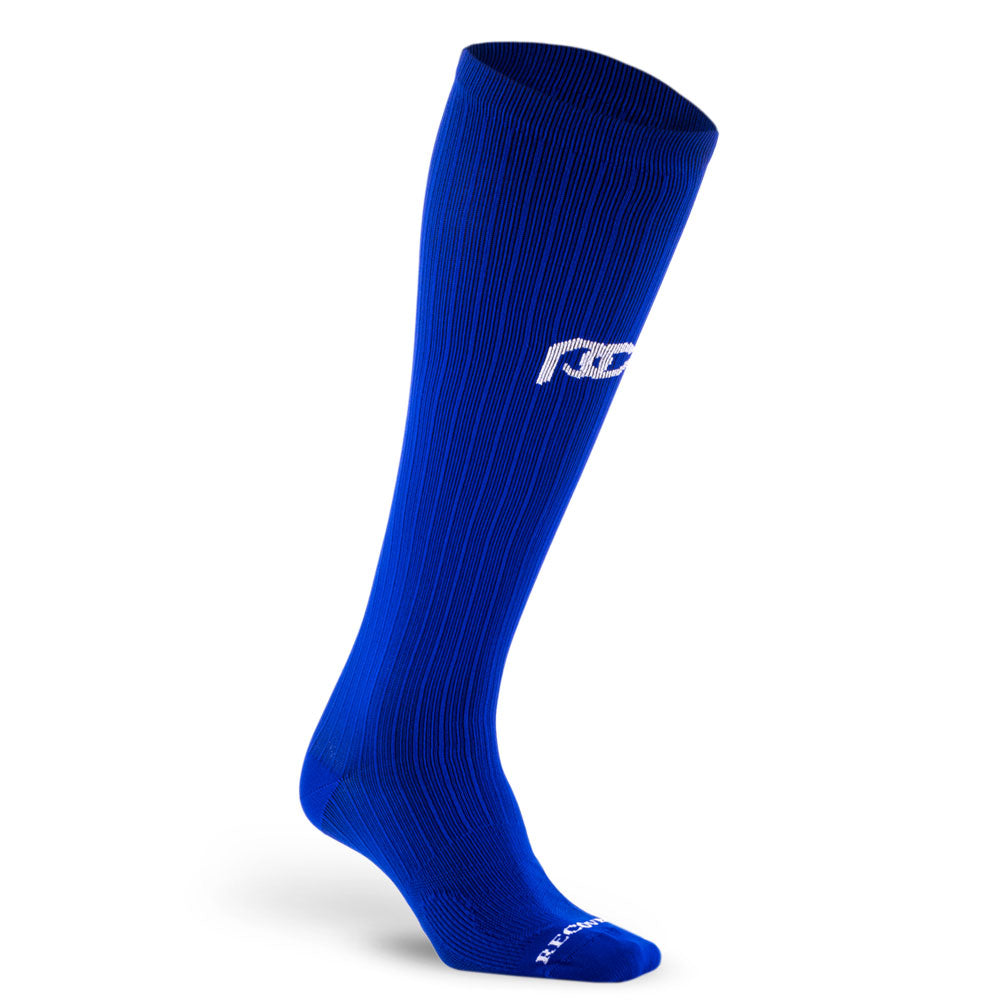 Knee-High Royal Blue Recovery Compression Socks | PRO Compression ...