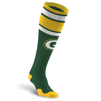 Green Bay Packers NFL Knee-High Compression Socks - Officially Licensed Product