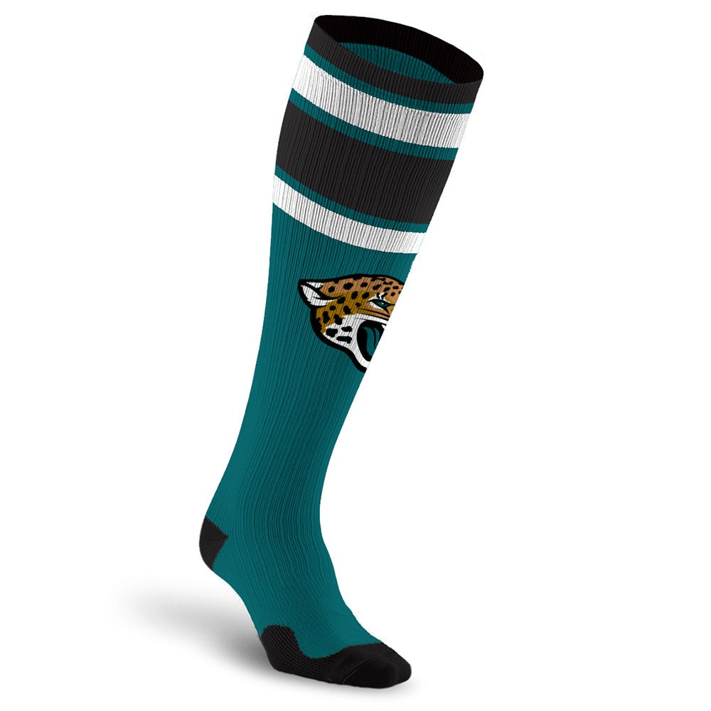 Jacksonville Jaguars NFL Knee-High Compression Socks - Officially Licensed Product
