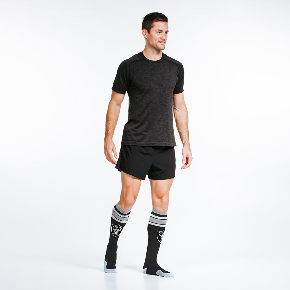 Pro Compression Fuzzy NFL Compression Socks, Las Vegas Raiders, L/XL | Best Compression Socks for Men, Women, Running, Nurses