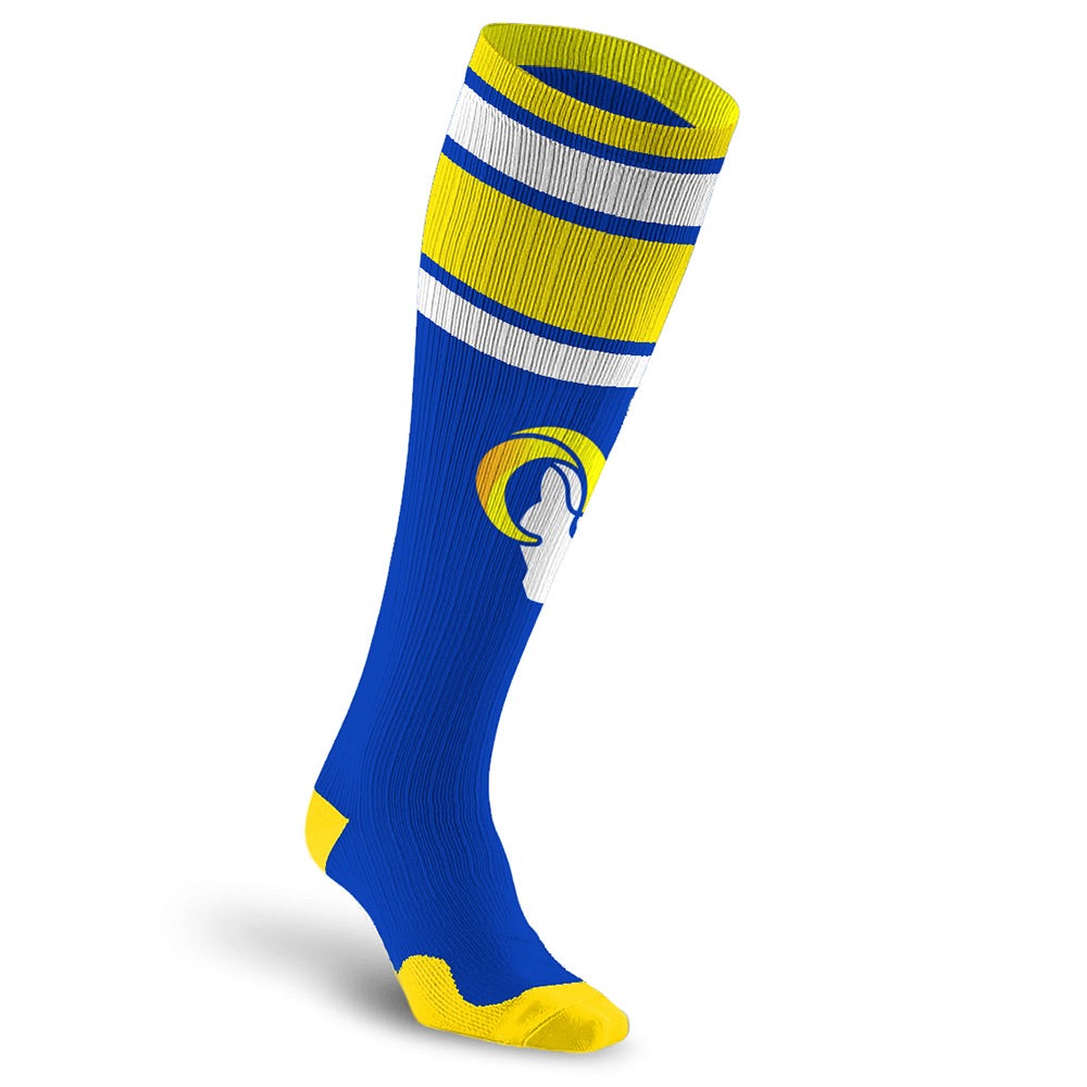 Los Angeles Rams NFL Knee-High Compression Socks - Officially Licensed Product