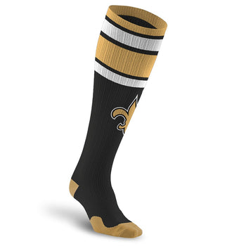 New Orleans Saints NFL Knee-High Compression Socks - Officially Licensed Product