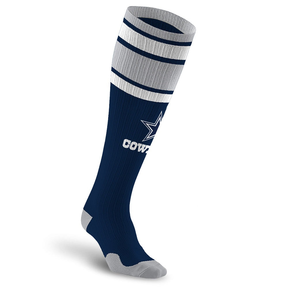 Dallas Cowboys NFL Knee-High Compression Socks - Officially Licensed Product