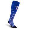 PRO Compression Major League Baseball Knee High Compression Sock Genuine MLB Merchandise Sock Texas Rangers