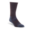 blue and grey compression hiking socks - recycled wool socks