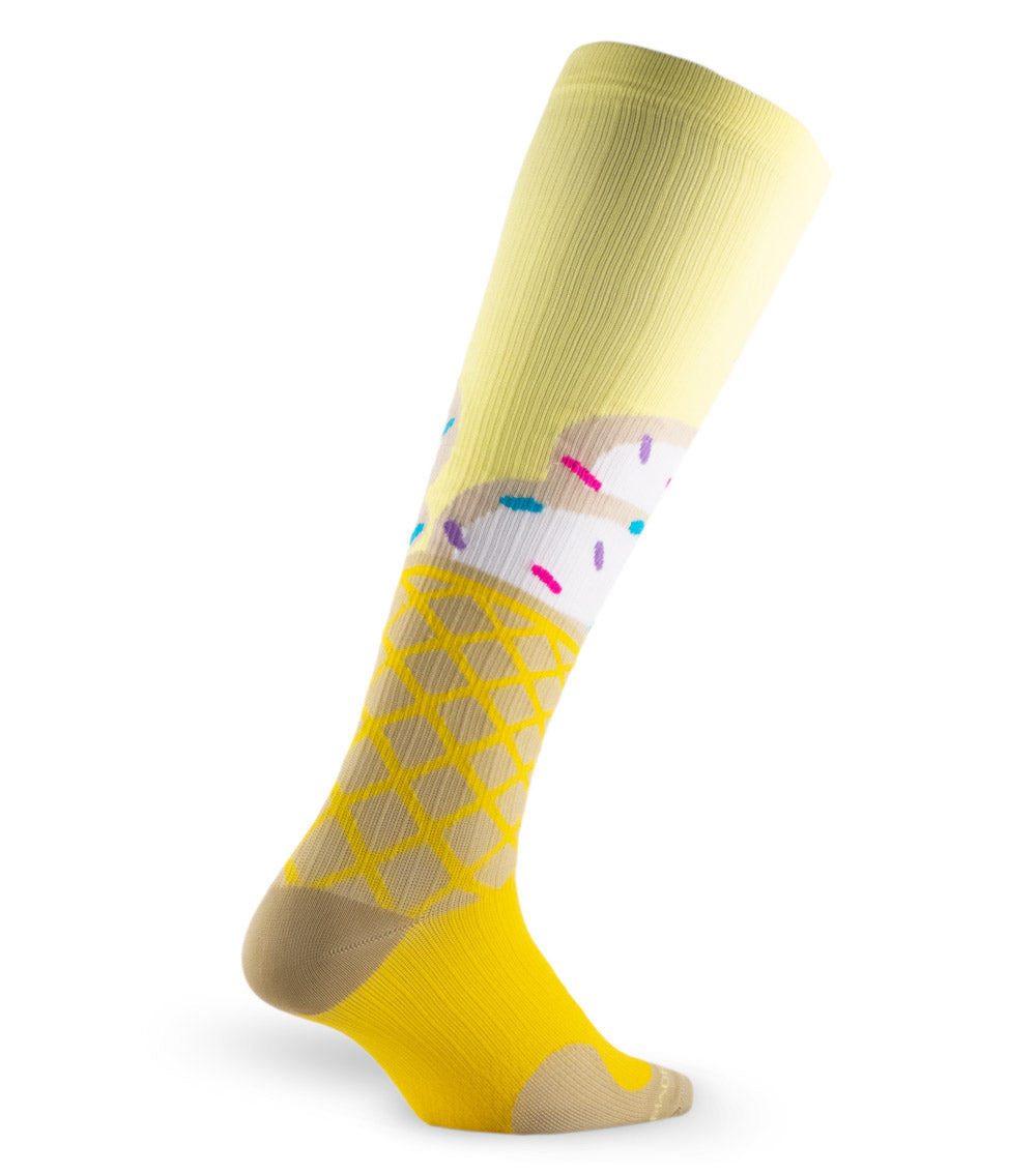 PRO Compression Graduated Compression Sock - Marathon, Ice Cream Cone