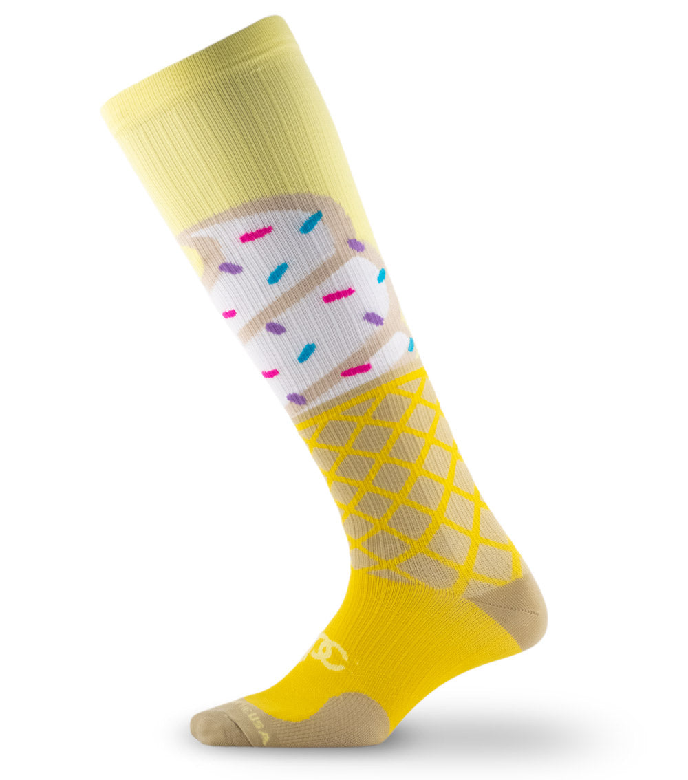 PRO Compression Graduated Compression Sock - Marathon, Ice Cream Cone