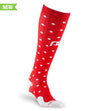 PRO Compression | Knee-high Graduated Compression Socks | Marathon, Red with White Dots