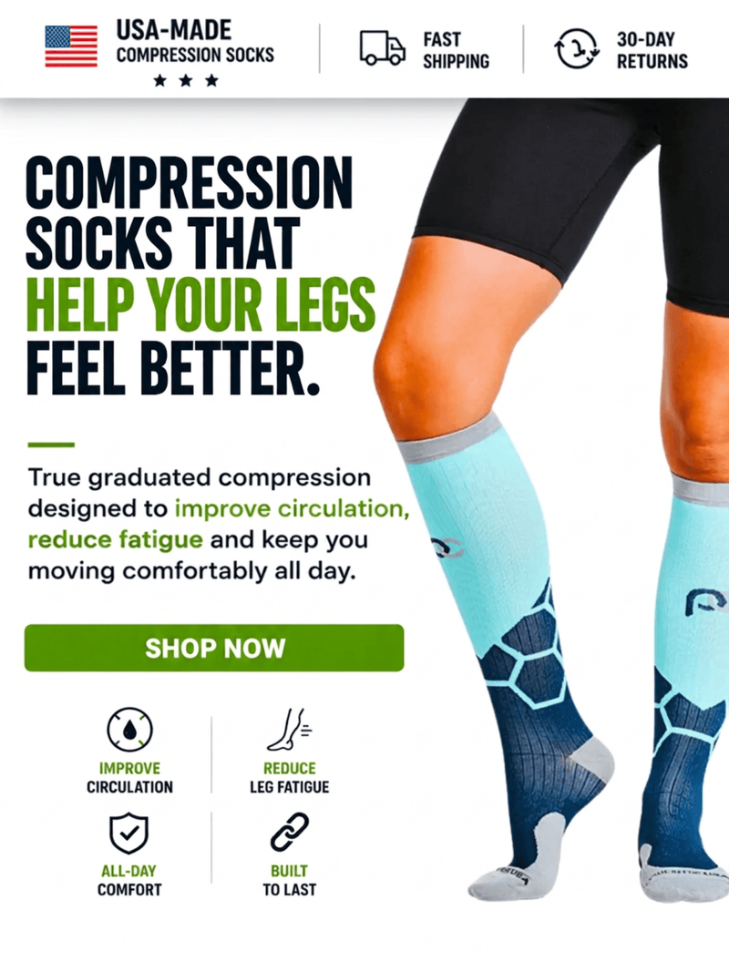 Compression socks that help your legs feel better — shop now